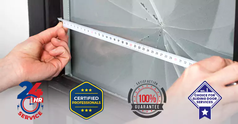 Residential Sliding Door Glass Repair in Sweetwater